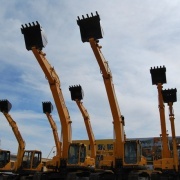 湖北武漢打拔樁機、加長臂挖掘機出租